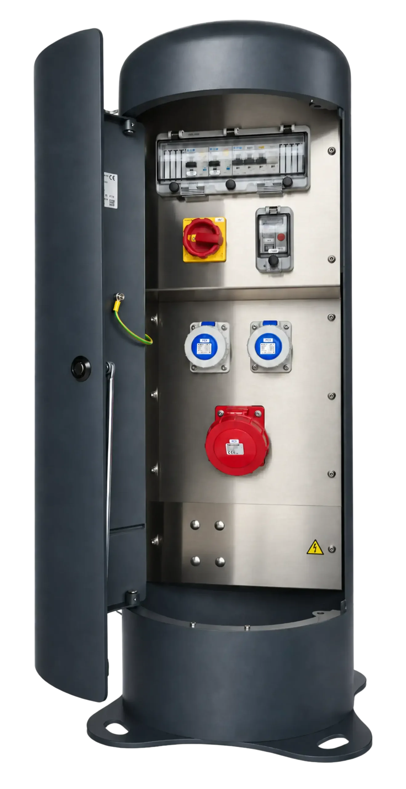 Borne-marche-compacte-fixe-ronde-Allioz-CP35S